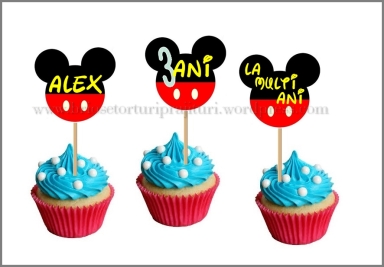 SET TOPPERS PERSONALIZATE CAP MICKEY