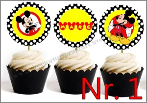 Set Toppers Personalizate Mickey Mouse Nr. 1