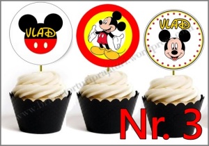 Set Toppers Personalizate Mickey Mouse Nr. 3
