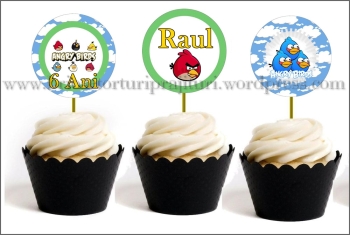 Toppers Personalizate Angry Birds