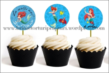 Toppers Personalizate Mica Sirena