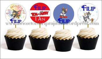 Toppers Personalizate Tom & Jerry