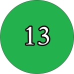 13 verde