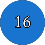 16 albastru