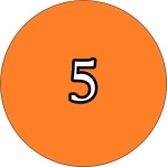 5 portocaliu