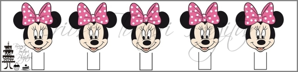 Decor Vafa “Cap Minnie Mouse - ROZ” (nedecupate)