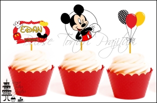 Set Toppers Personalizate Contur MICKEY MOUSE Nr. 3