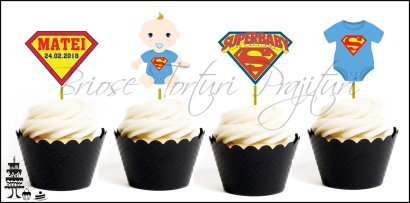 Set Toppers Personalizate SUPERBABY
