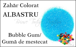 Zahar Colorat ALBASTRU - Bubble Gum