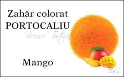 Zahar Colorat PORTOCALIU - Mango