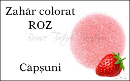 Zahar Colorat ROZ - Capsuni